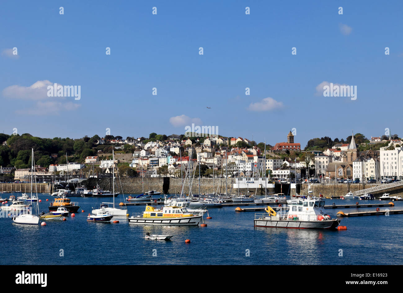 9171. St Peter Port, Guernsey, Channel Islands, UK, Europa Stockfoto