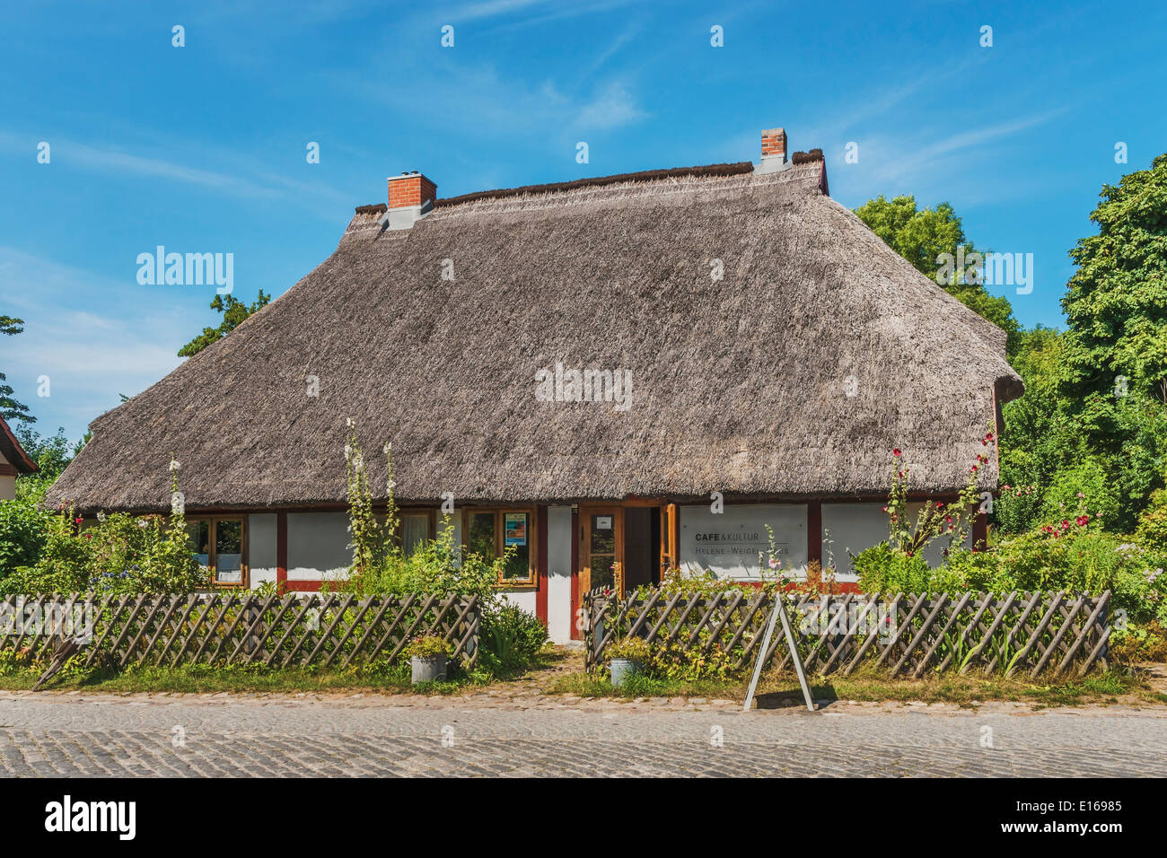Helene-Weigel-Haus, Putgarten, Rügen Insel, Landkreis Vorpommern-Rügen, Mecklenburg-Western Pomerania, Deutschland, Europa Stockfoto
