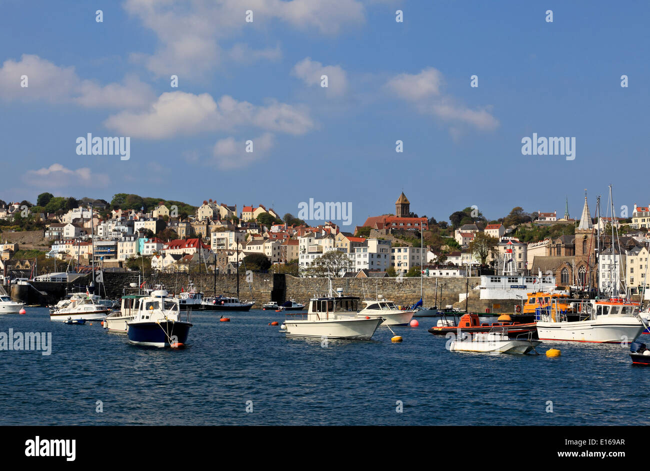 9185. St Peter Port, Guernsey, Channel Islands, UK, Europa Stockfoto