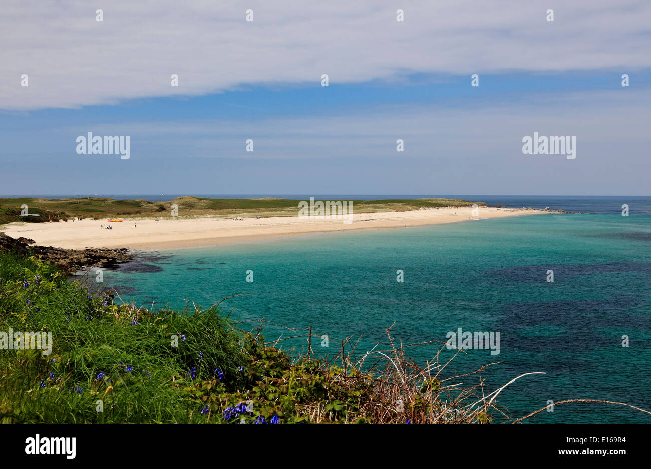 9215. Shell Beach, Herm, Channel Islands, UK, Europa Stockfoto