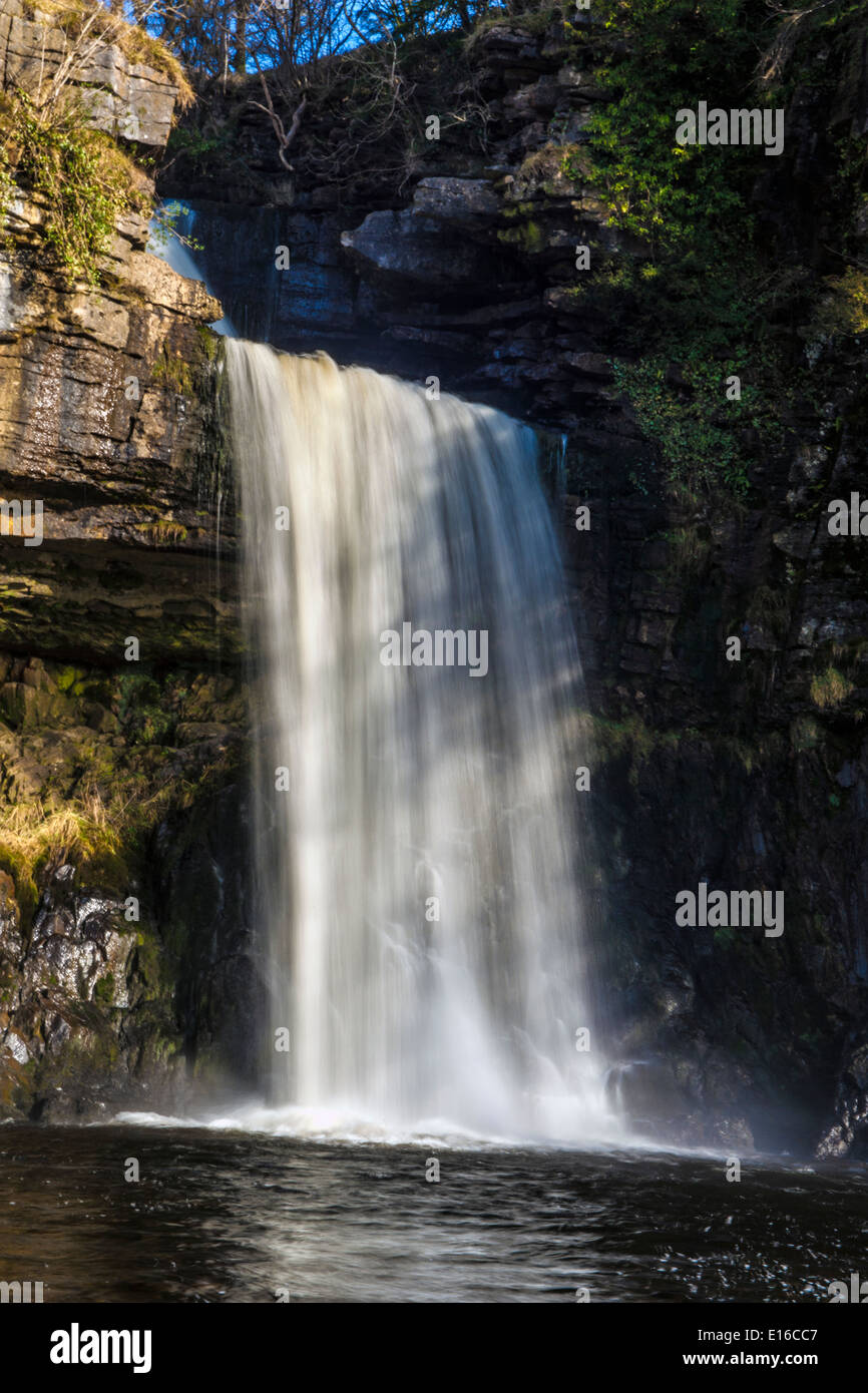 Thornton Force Wasserfall, Ingleton, North Yorkshire Stockfoto