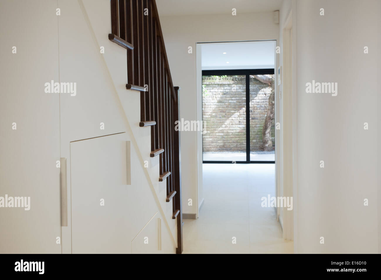 Flur im modernen Haus, London, UK Stockfoto
