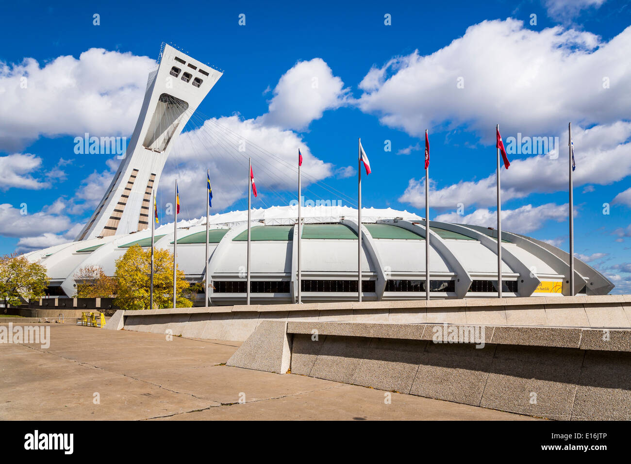 Der Olympiapark und Stadion in Montreal, Quebec, Kanada. Stockfoto Der Olympiapark und Stadion in Montreal, Quebec, Kanada. Stockfoto