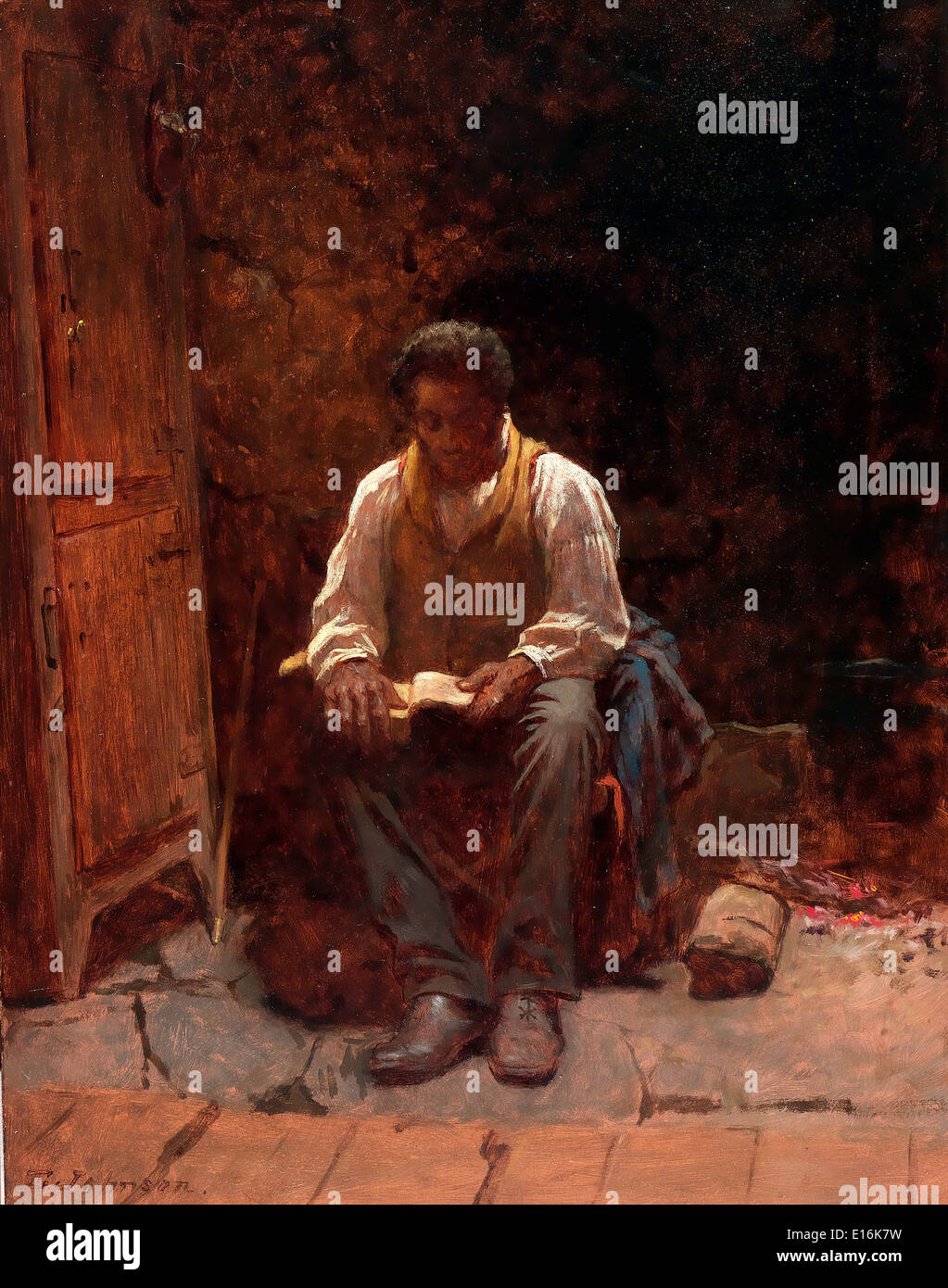 Der Herr ist mein Hirte von Eastman Johnson, 1863 Stockfoto