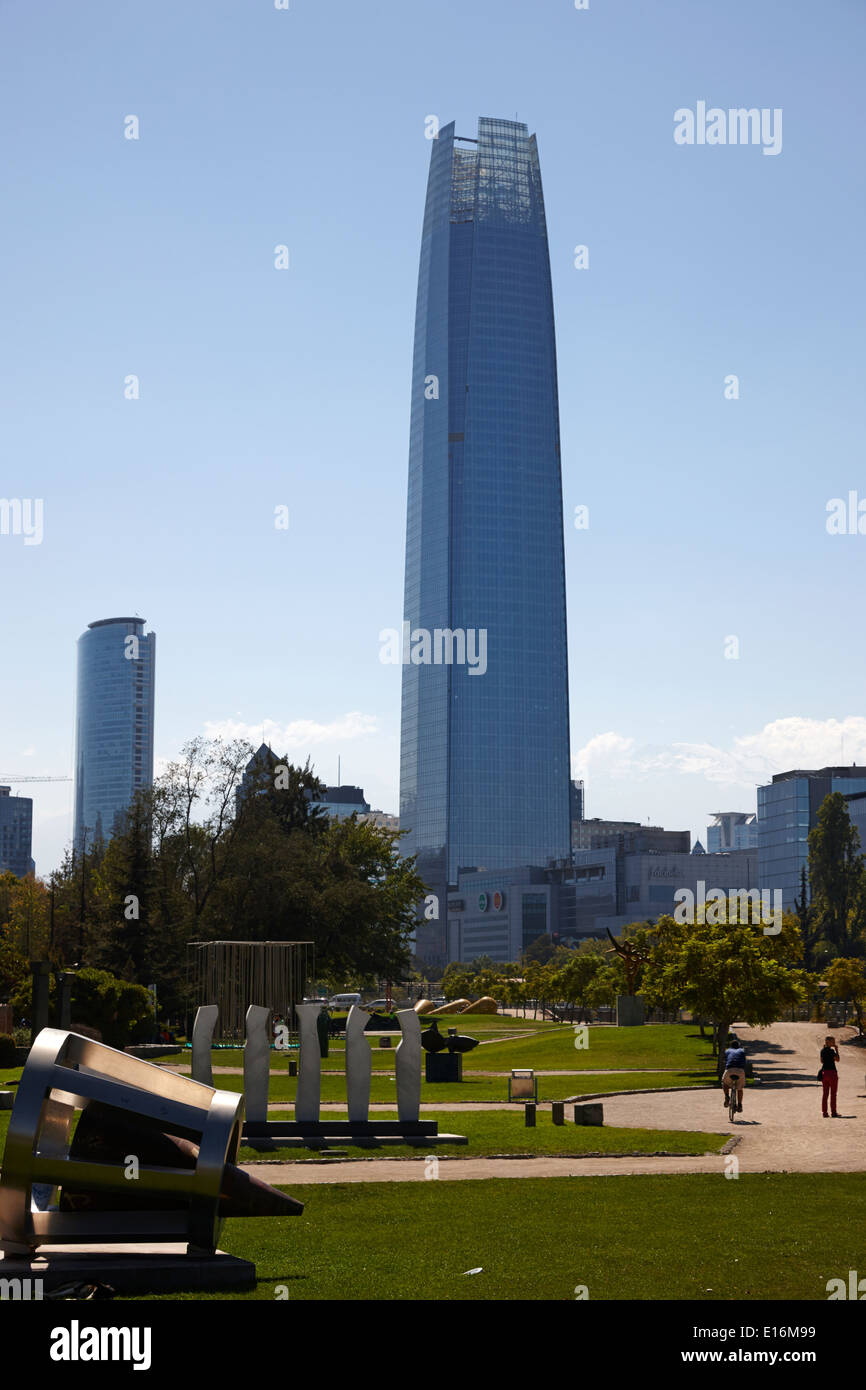 Gran Torre Costanera Santiago Chile Stockfoto