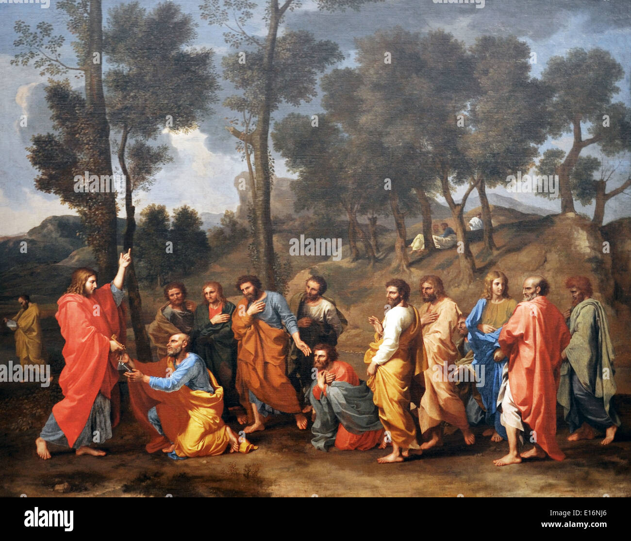 Sieben Sakramente - Ordination von Nicolas Poussin, 1636-40 Stockfoto