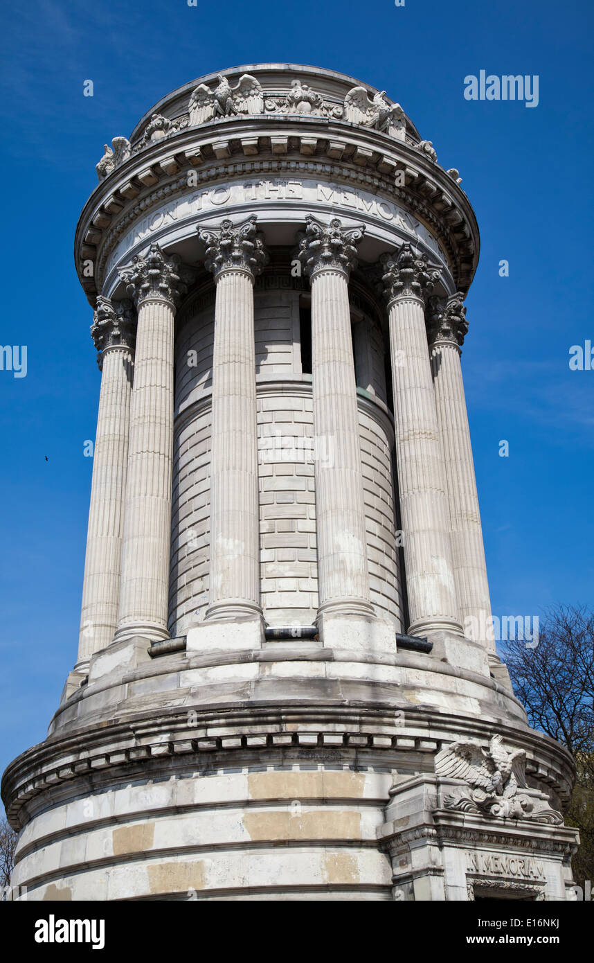 Kriegerdenkmal; Upper West Side, Manhattan, New York City Stockfoto