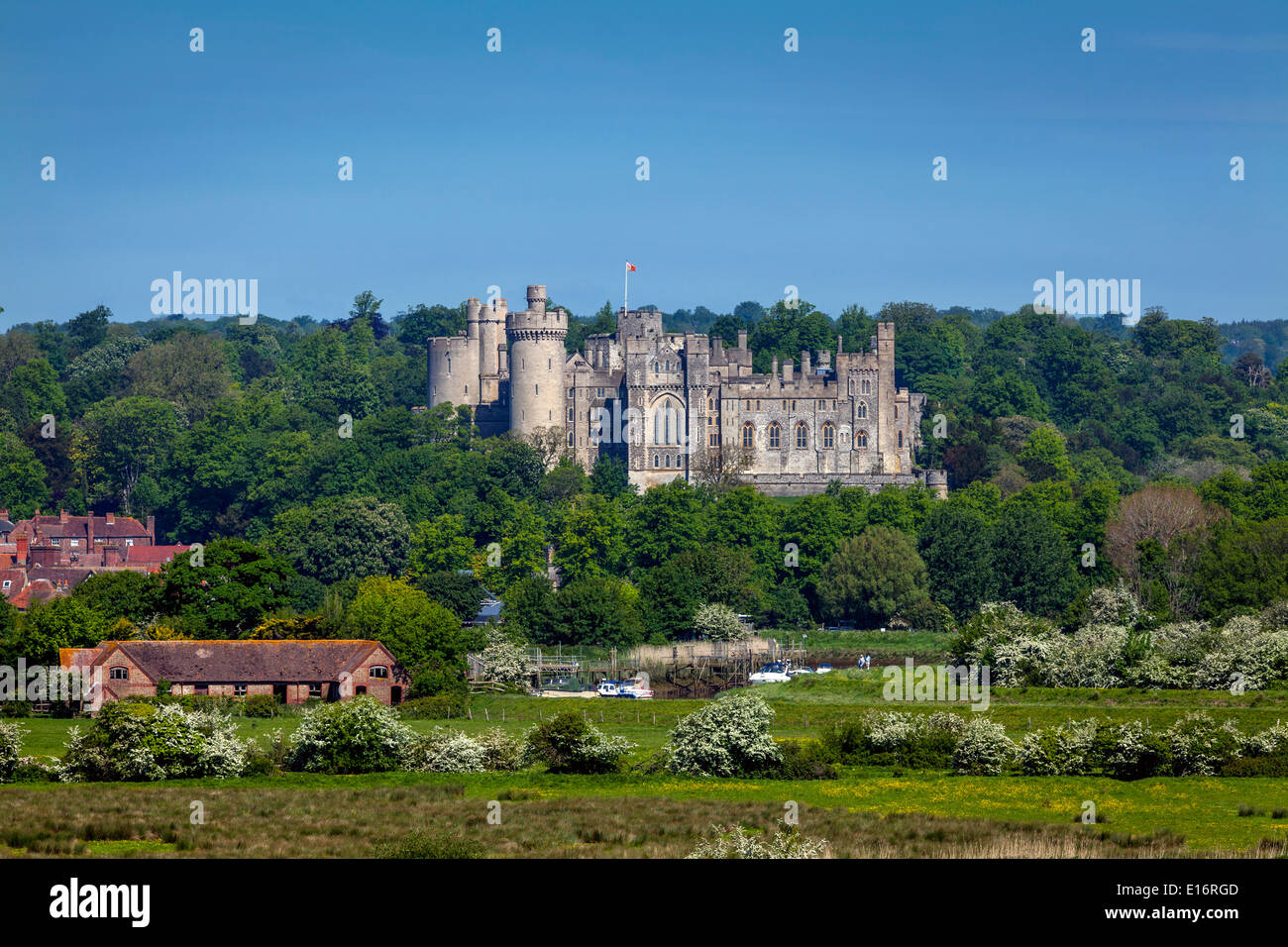 Arundel Castle, Arundel, West Sussex, England Stockfoto