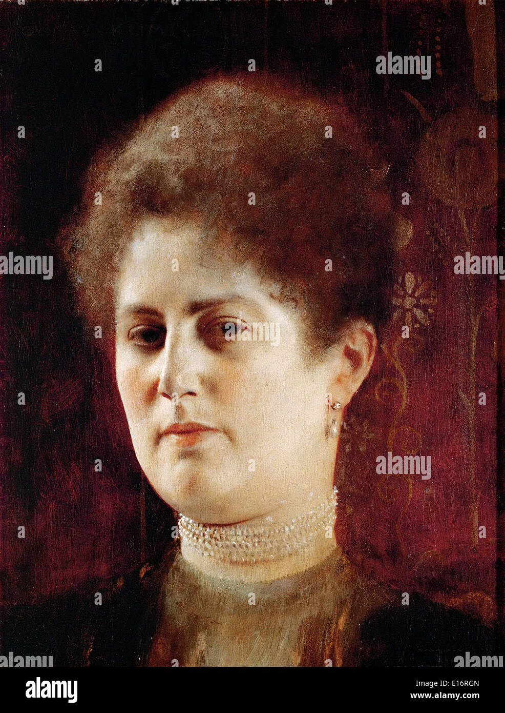 Porträt der Frau von Gustav Klimt, 1912 Stockfoto