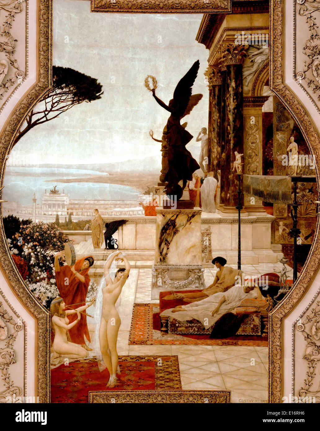 Theater in Taormina von Gustav Klimt Stockfoto