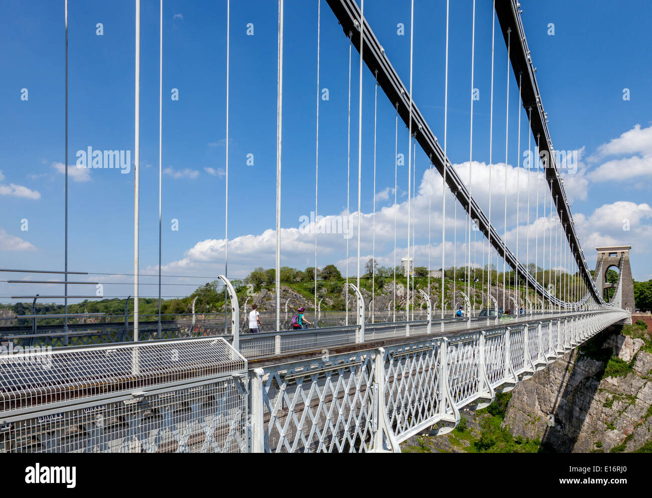 Die Clifton Suspension Bridge, Bristol, Avon, England Stockfoto