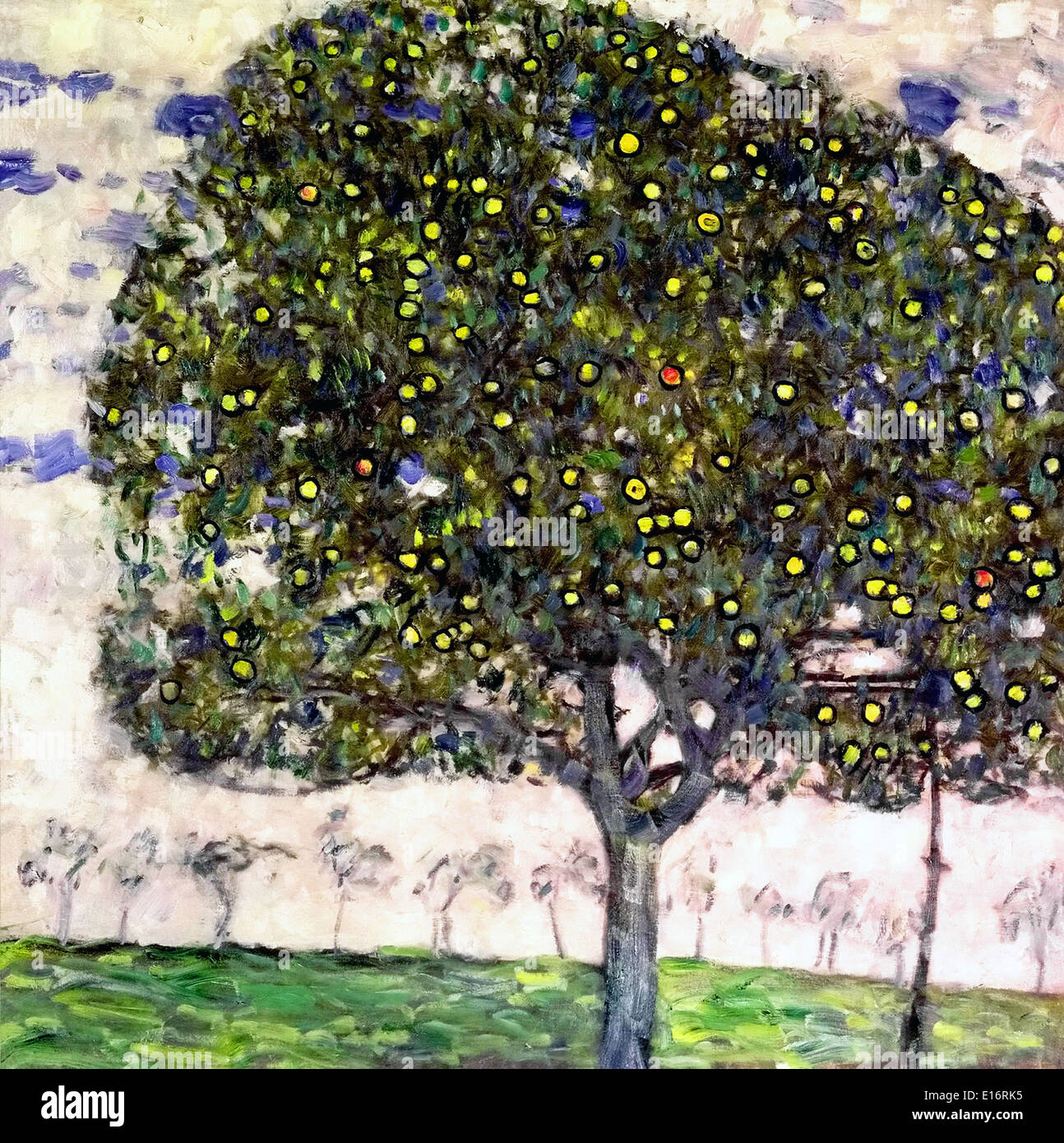 Apfelbaum von Gustav Klimt, 1912 Stockfoto