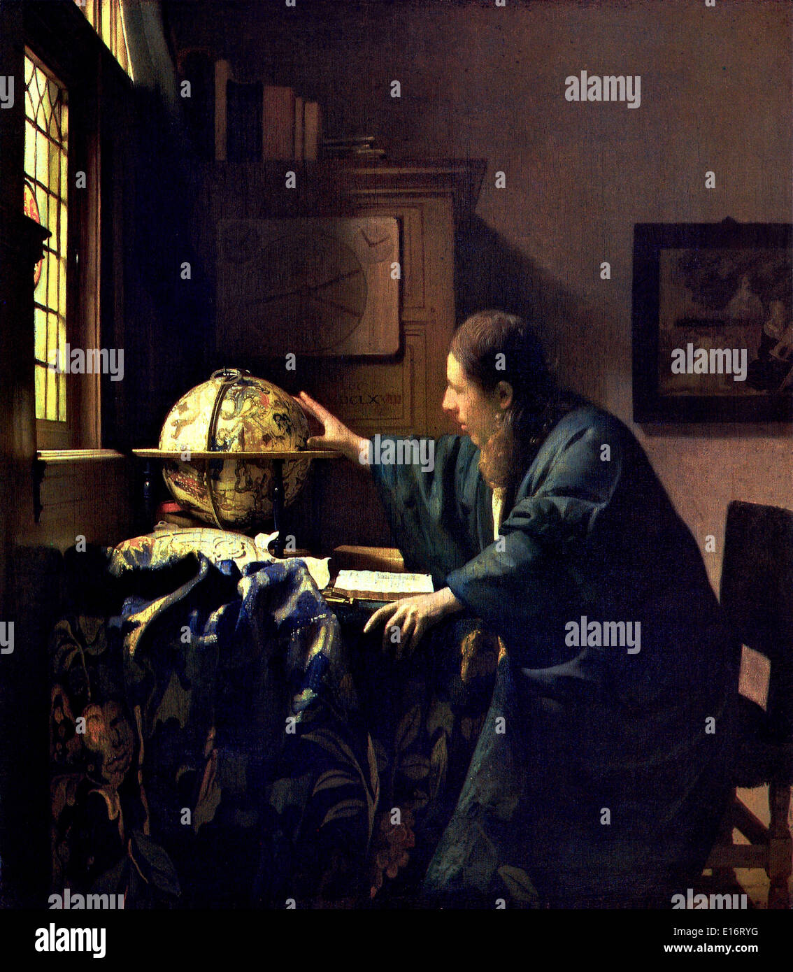 Johannes Vermeer - Astronom, 1688 Stockfoto