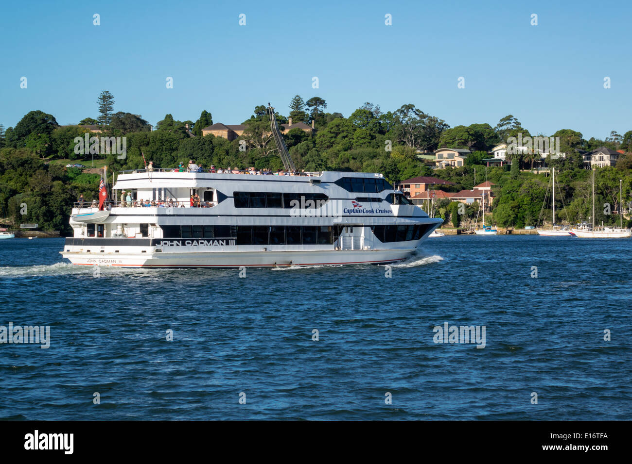 Sydney Australien, Hafen, Hafen, Wasser, Parramatta River, Abbotsford, Boot, Captain Cook Cruises, AU140311141 Stockfoto