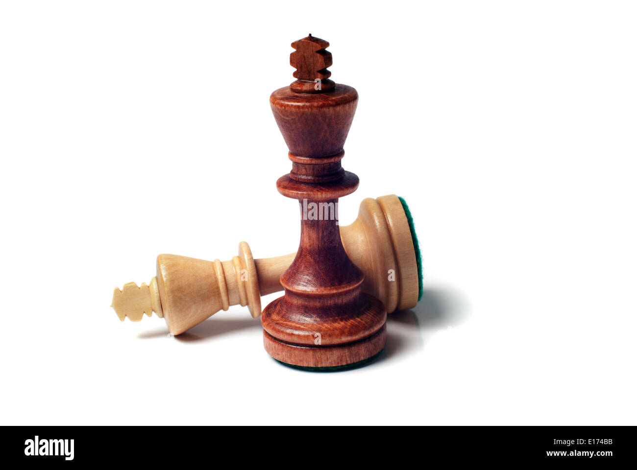 Schach-Könige Stockfoto
