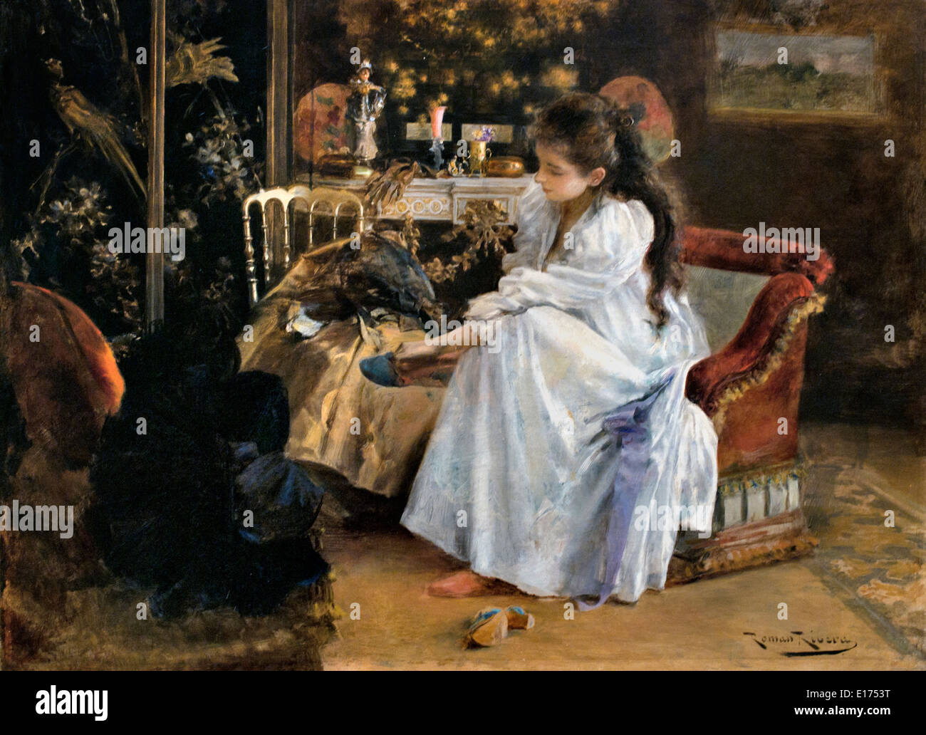 De Soirée 1894 periodos Ribera 1893 Spanien Spanisch Stockfoto