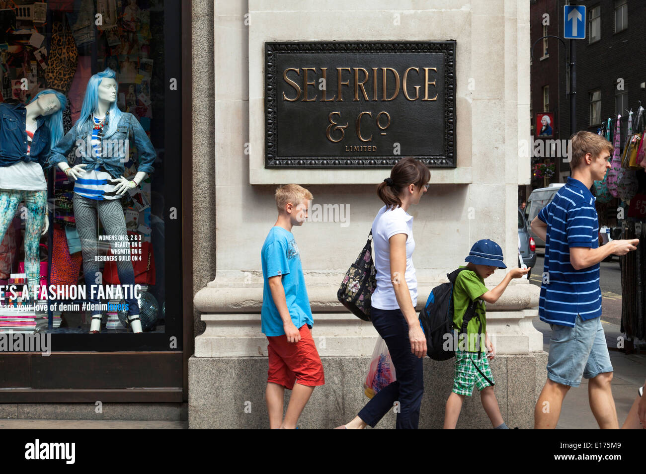 Selfridge & Co Kaufhaus, Oxford Street, London, England, U.K Stockfoto