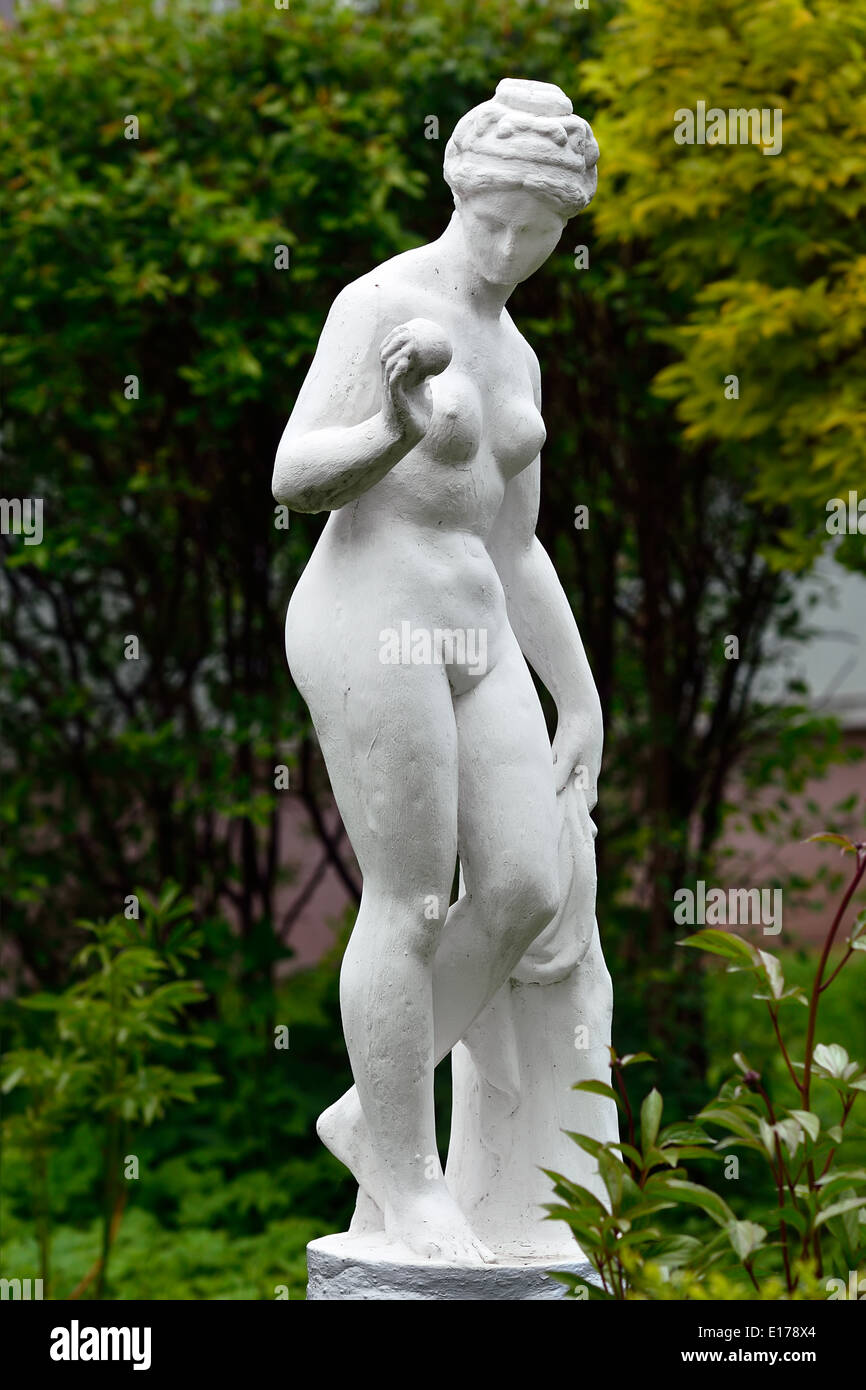 Statue von Eve. Swetlogorsk (Rauschen), Oblast Kaliningrad, Russland Stockfoto
