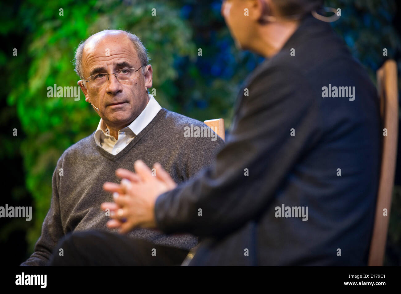 Brian Leveson Präsident der Queen's Bench Division spricht über "Die Rolle des Richters" bei Hay Festival 2014 © Jeff Morgan Stockfoto