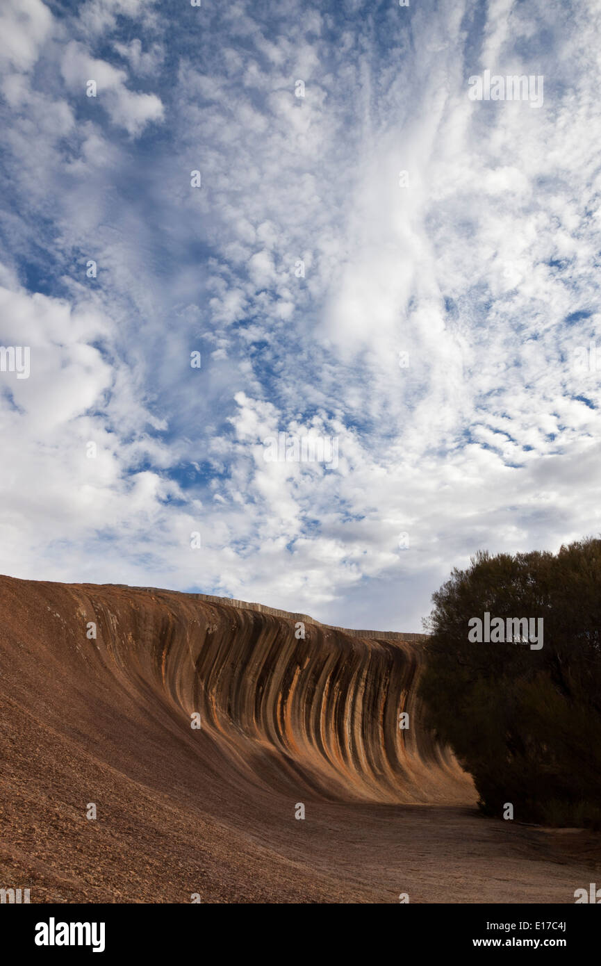 Wave Rock in der Nähe von Hyden in Western Australia Stockfoto