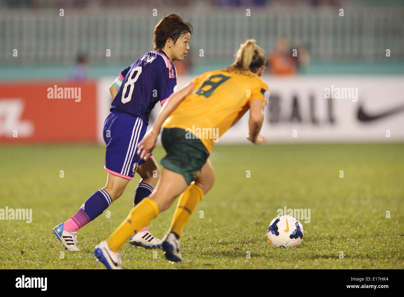 Ho-Chi-Minh-Stadt, Vietnam. 25. Mai 2014. Aya Miyama (JPN) Fußball: AFC Frauen Asian Cup Finale match zwischen Japan 1: 0 Australien Stadium Thong Nhat in Ho-Chi-Minh-Stadt, Vietnam. © Takahisa Hirano/AFLO/Alamy Live-Nachrichten Stockfoto