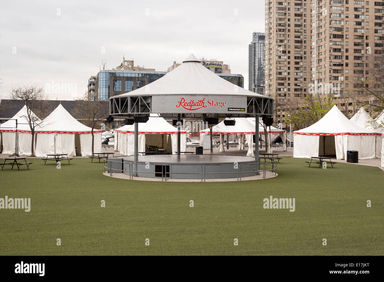 Redpath Bühne Harbourfront Centre an der Uferpromenade in Toronto. Stockfoto