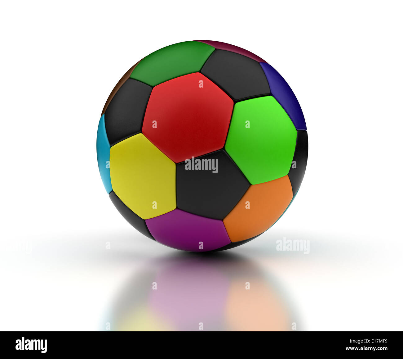 Bunter fußball -Fotos und -Bildmaterial in hoher Auflösung – Alamy