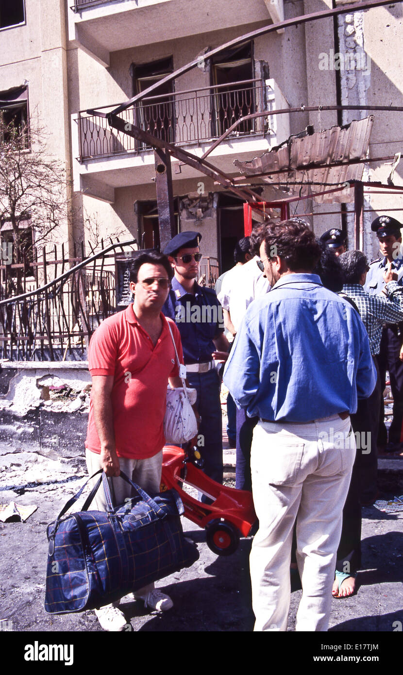 Massaker auf der Richter Borsellino in Palermo Stockfoto