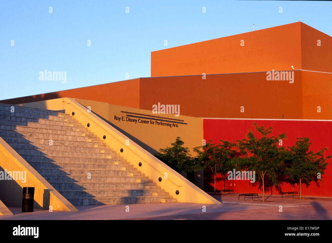 Roy E. Disney Zentrum für darstellende Kunst, National Hispanic Cultural Center, Albuquerque, New Mexico, USA Stockfoto