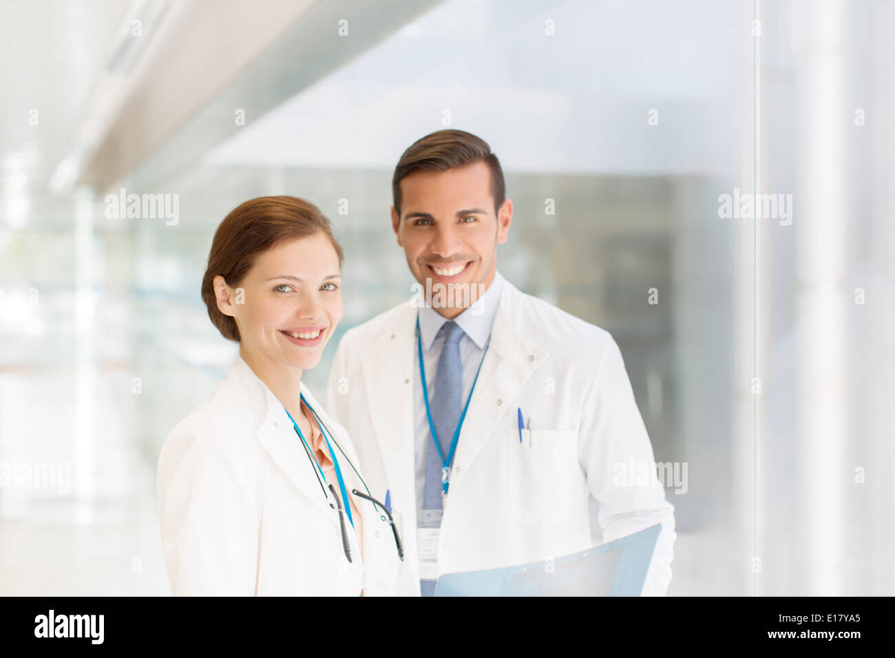 Porträt von zuversichtlich Ärzte Stockfoto