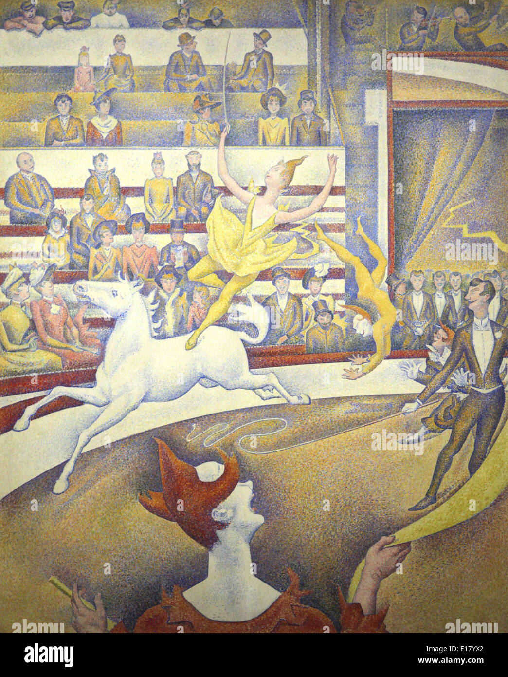 Georges-Pierre Seurat 1859-1891 Französischer Maler und Zeichner des Post-Impressionismus.der Zirkus (Le Circque) Stockfoto