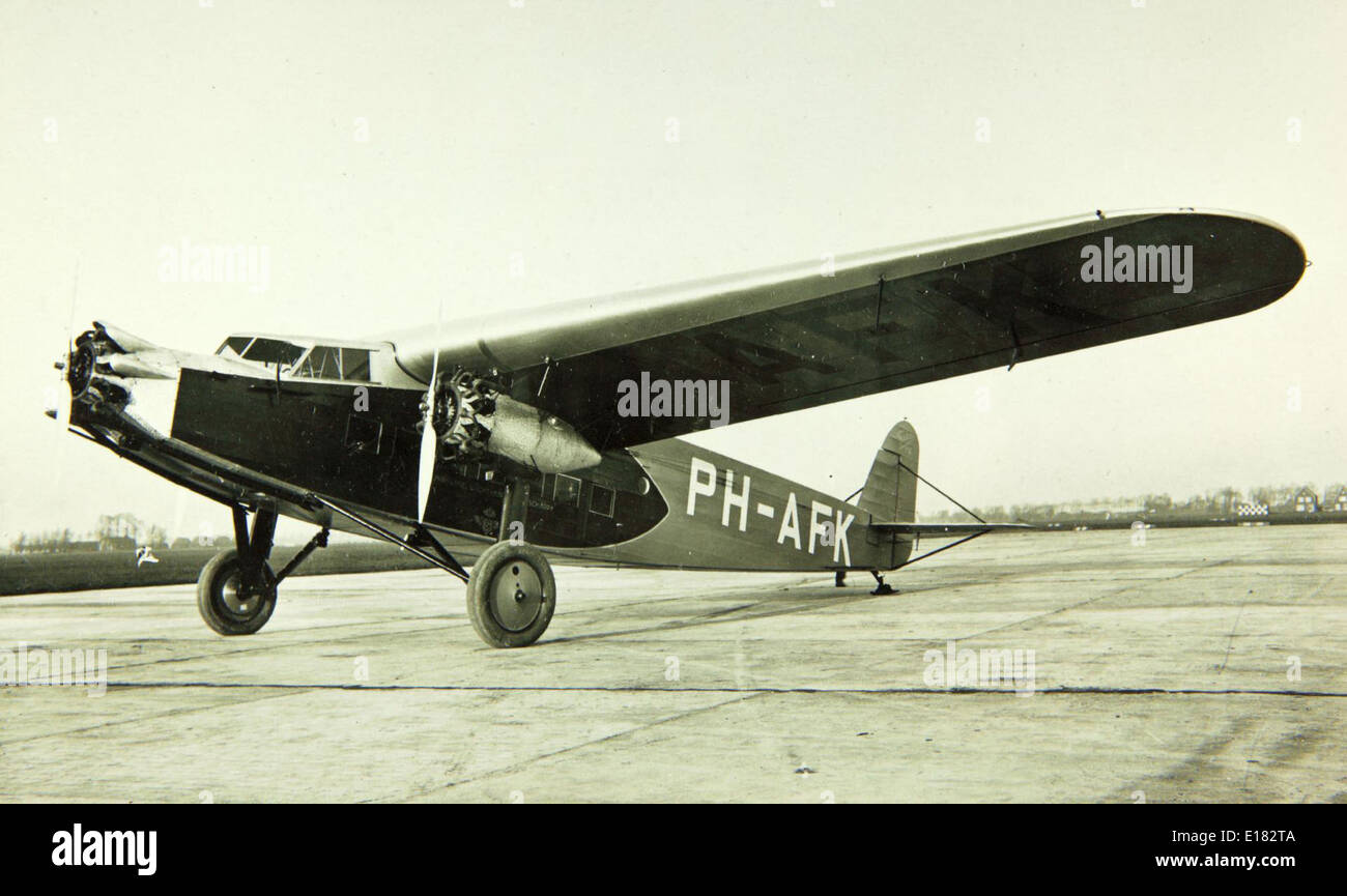 Fokker, F.IX Stockfoto