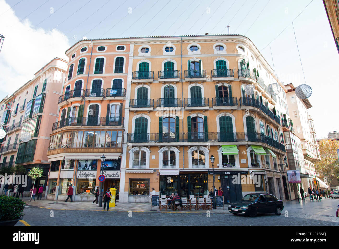 Placa Cort, Palma De Mallorca, Mallorca Insel, Spanien, Europa Stockfoto
