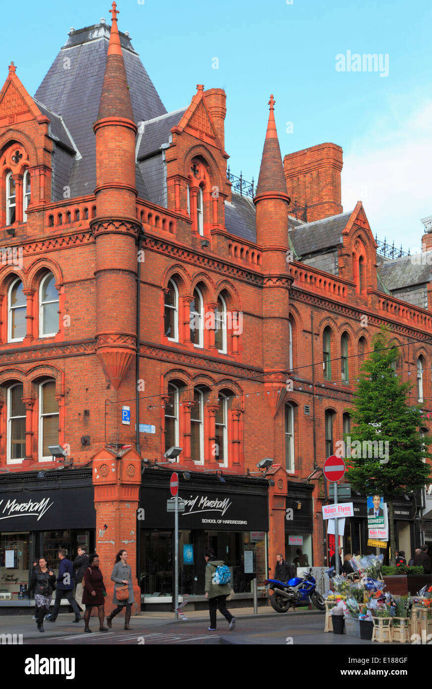 Irland, Dublin, Fade Street, Straßenszene, Stockfoto