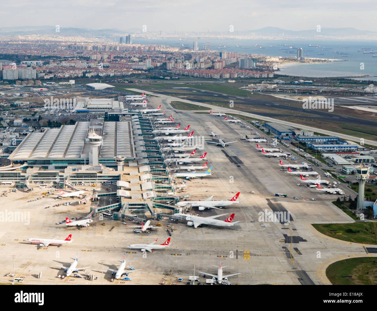 Atatürk Flughafen in Istanbul Tukey Stockfoto