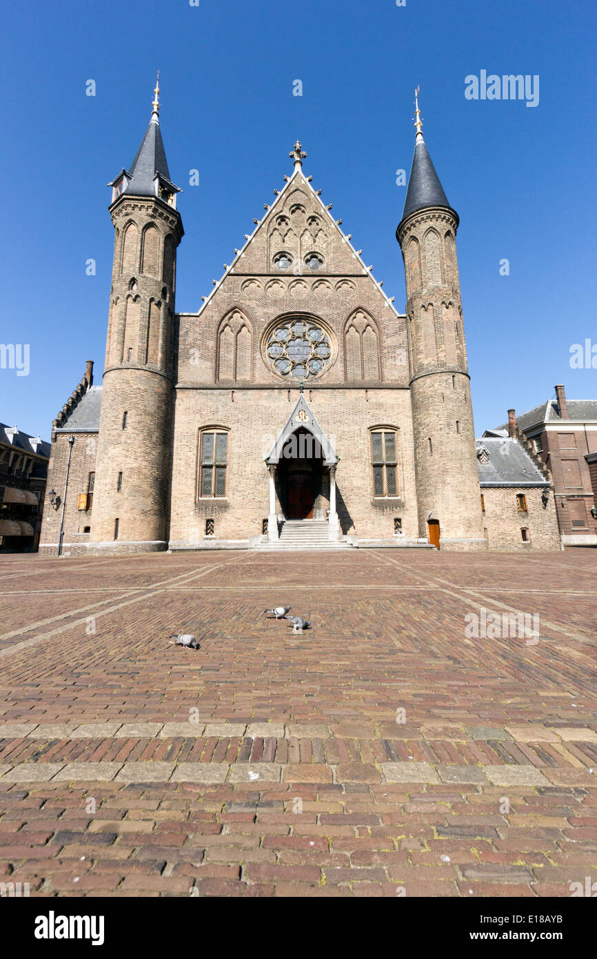 Niederländische Parlament und Gerichtsgebäude komplexe Binnenhof in den Haag, Niederlande Stockfoto