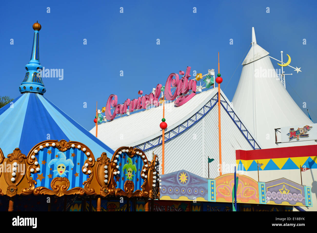 Karneval-Stadt-Kasino & Entertainment-Welt, Brakpan, East Rand größer Johannesberg, Provinz Gauteng, Südafrika Stockfoto