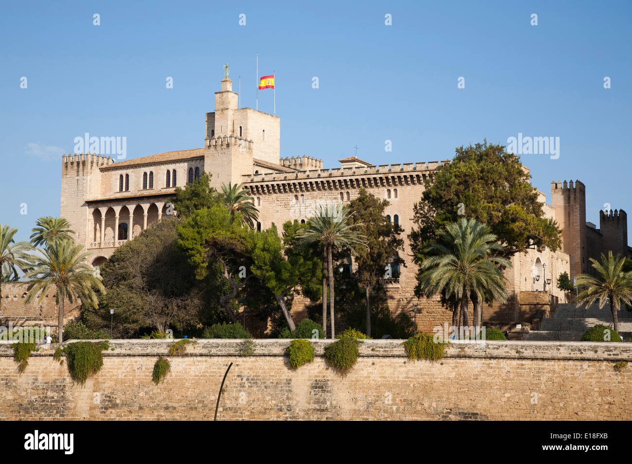 Palacio real De La Almudaina, Palma De Mallorca, Insel Mallorca, Spanien, Europa Stockfoto