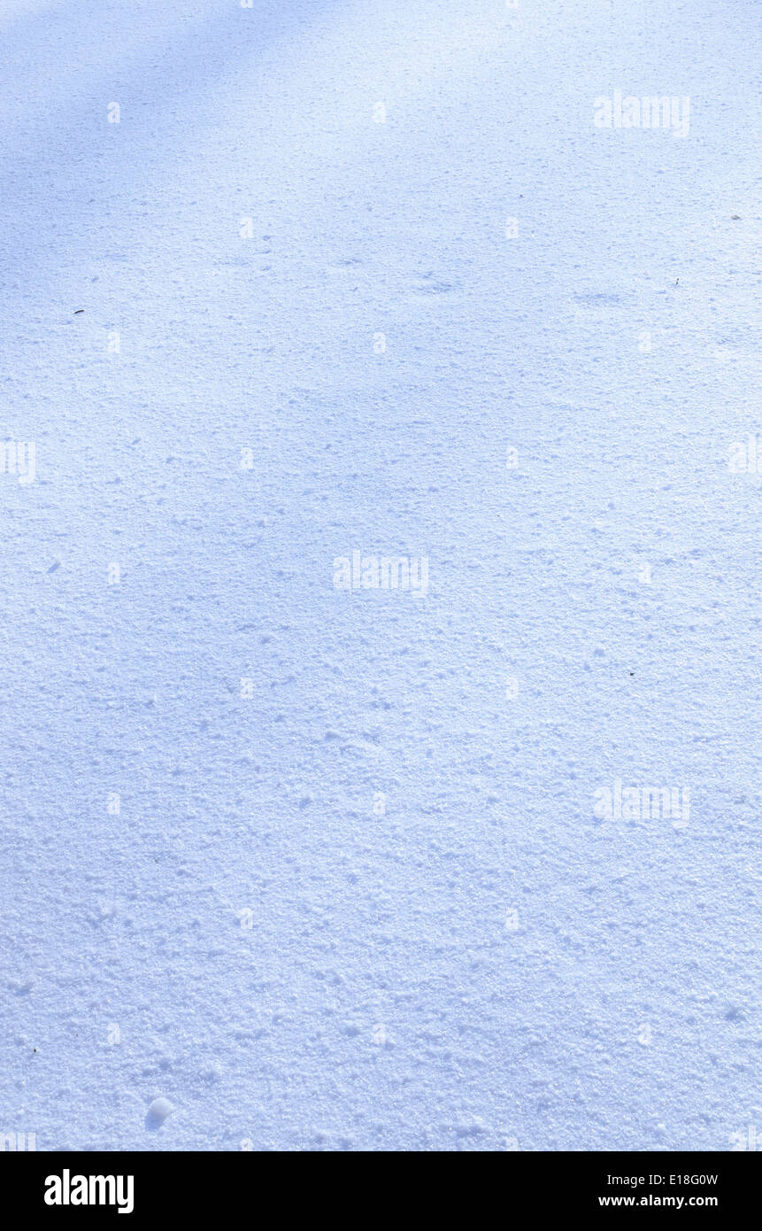 weißer Schnee Hintergrundtextur Stockfoto