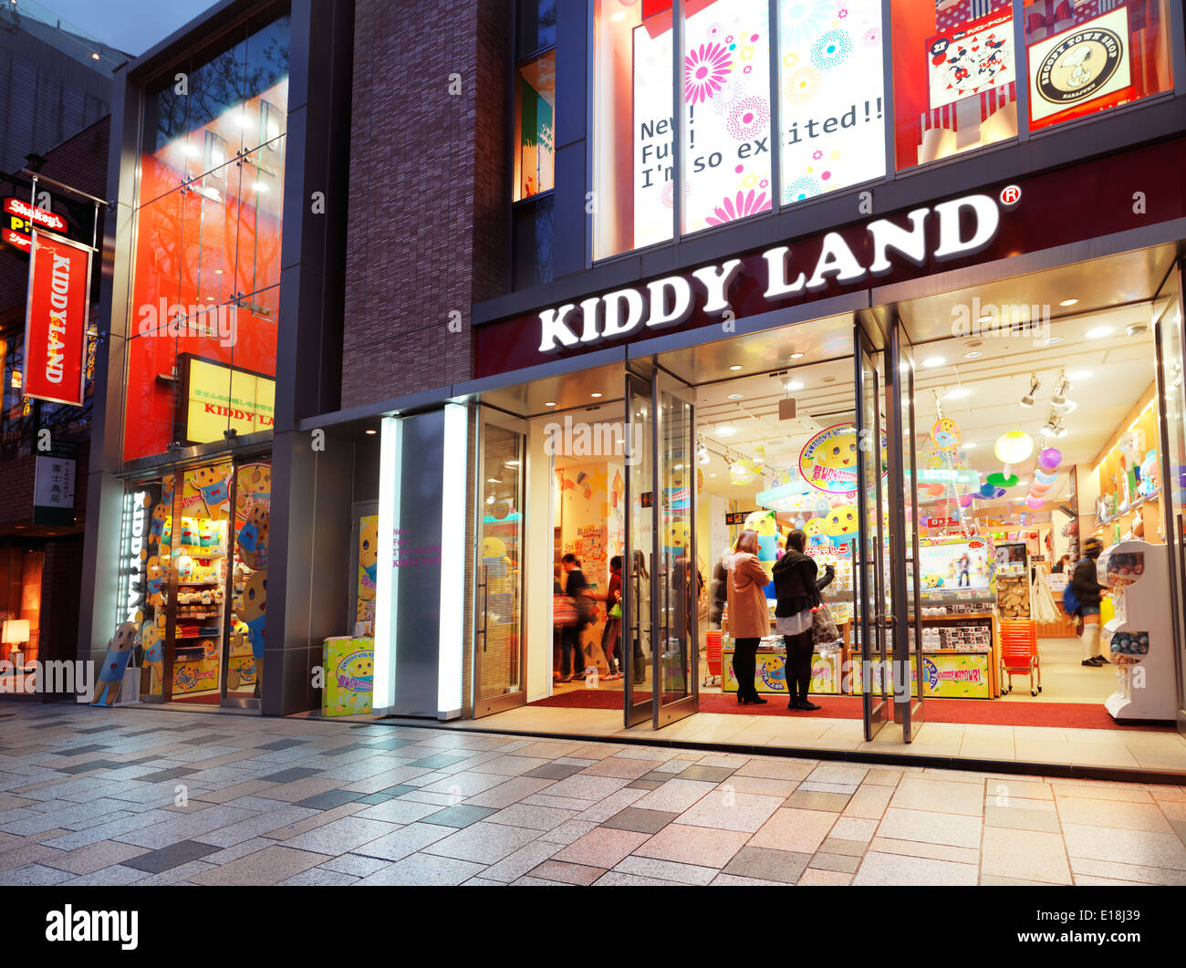 Kiddy Land, japanische Spielzeugladen in Harajuku, Tokio, Japan. Stockfoto