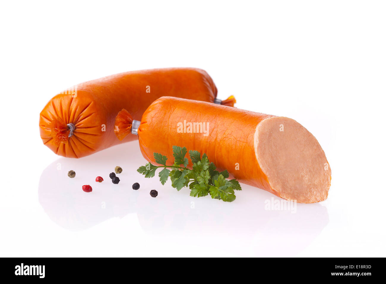 Frisches Fleisch zu verbreiten Stockfoto