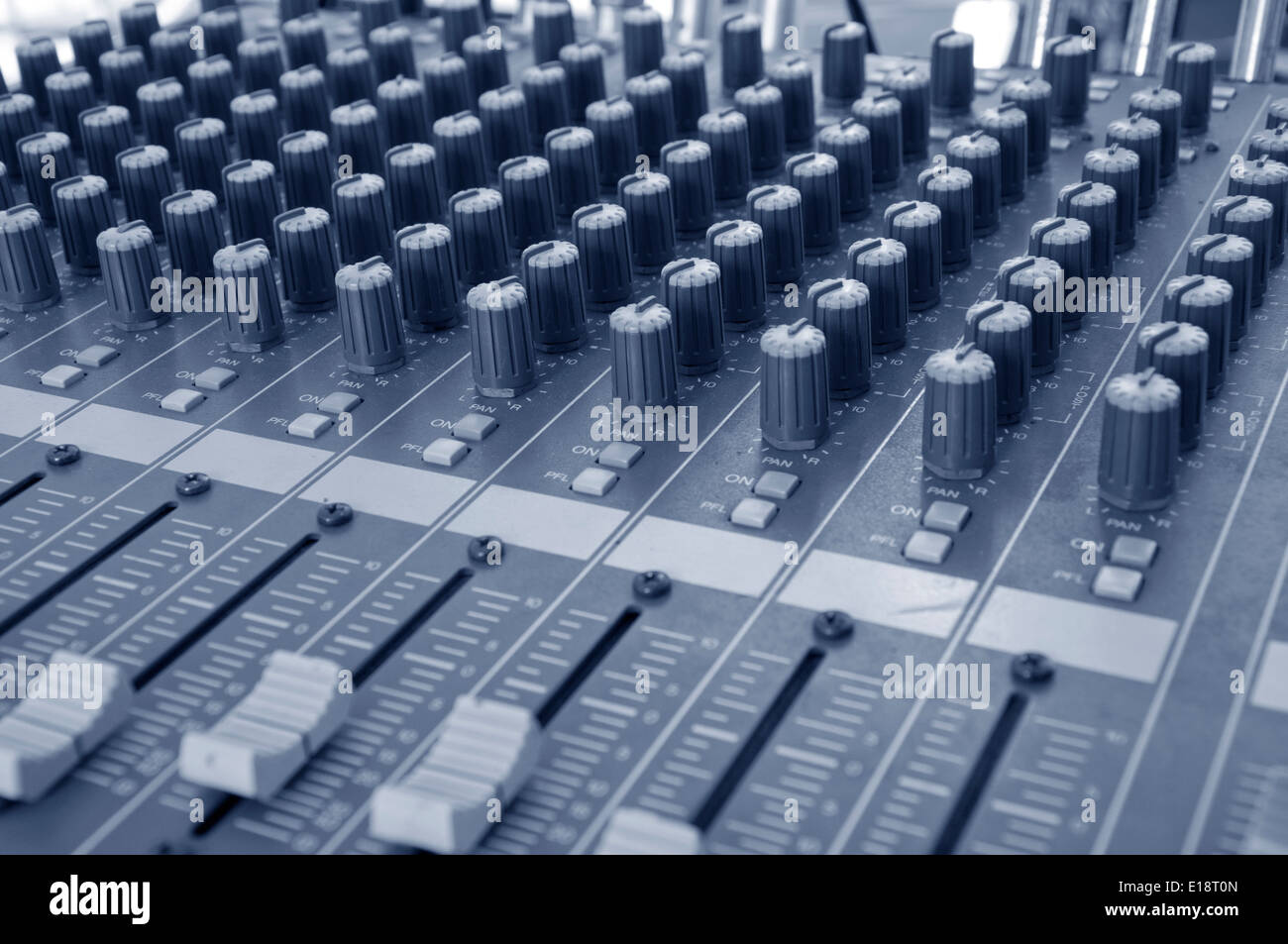 Musik-mixer Stockfoto