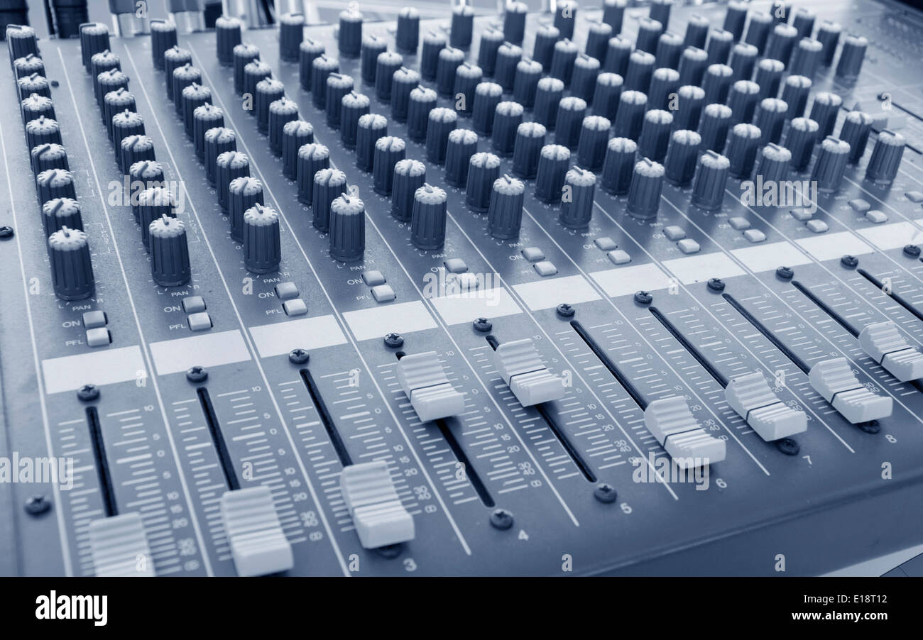 Musik-mixer Stockfoto
