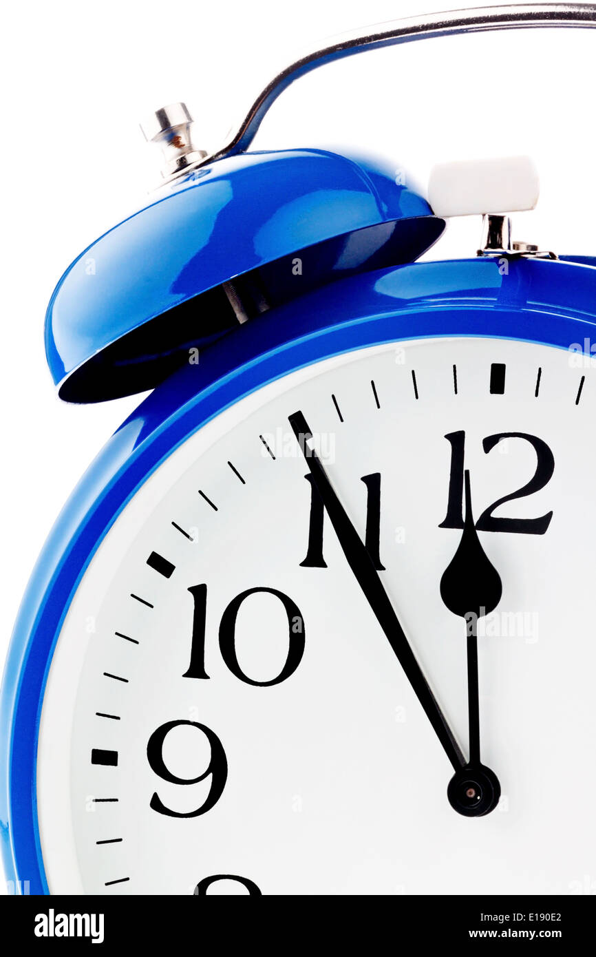 5 Minuten Vor 12 Auf Einer Uhr. Veit F¸r auch Stockfoto