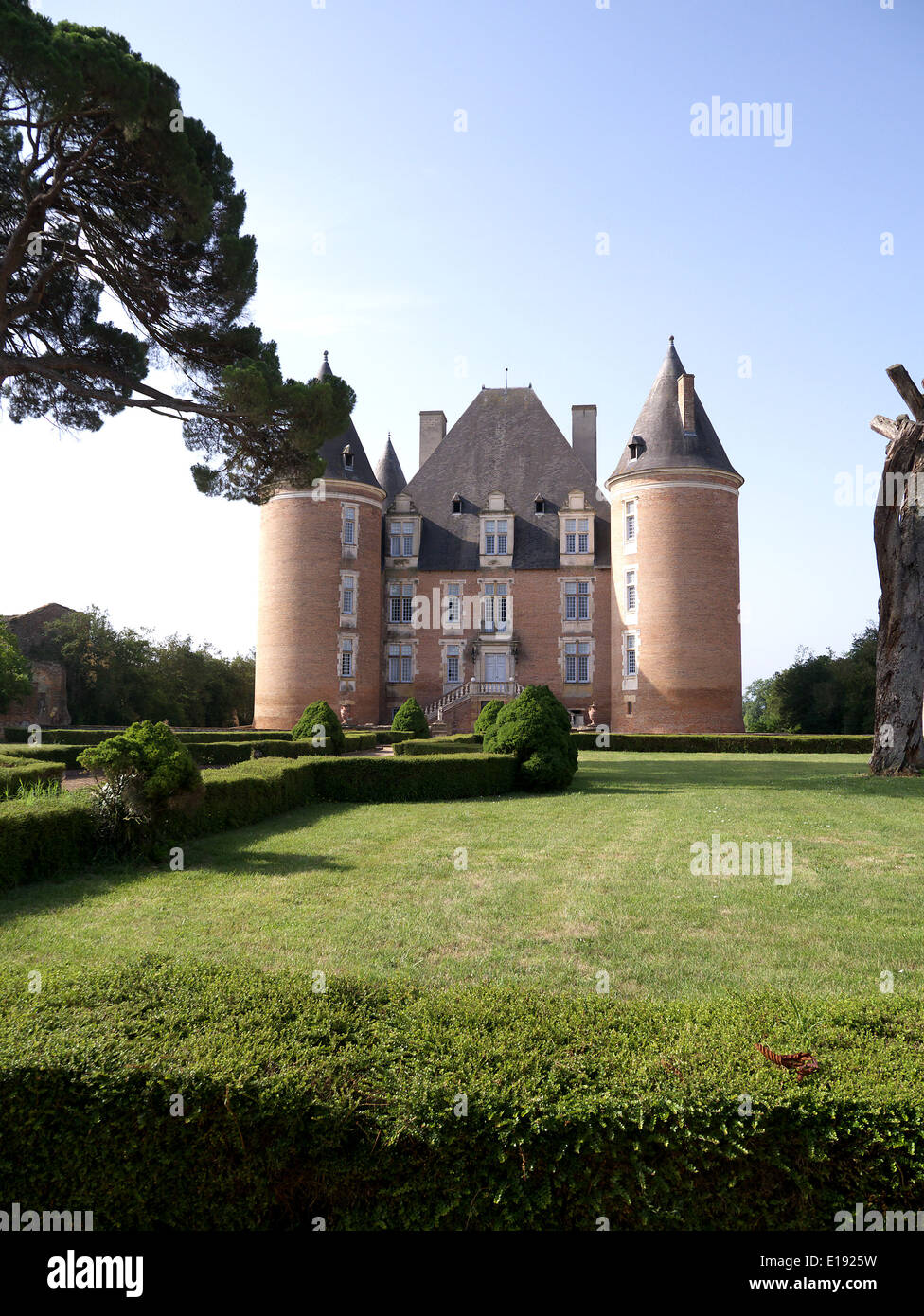 Chateau Saint Elix südlich von Toulouse Stockfoto