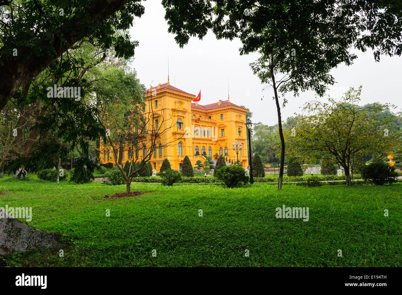 Präsidentenpalast, Hanoi Stockfoto