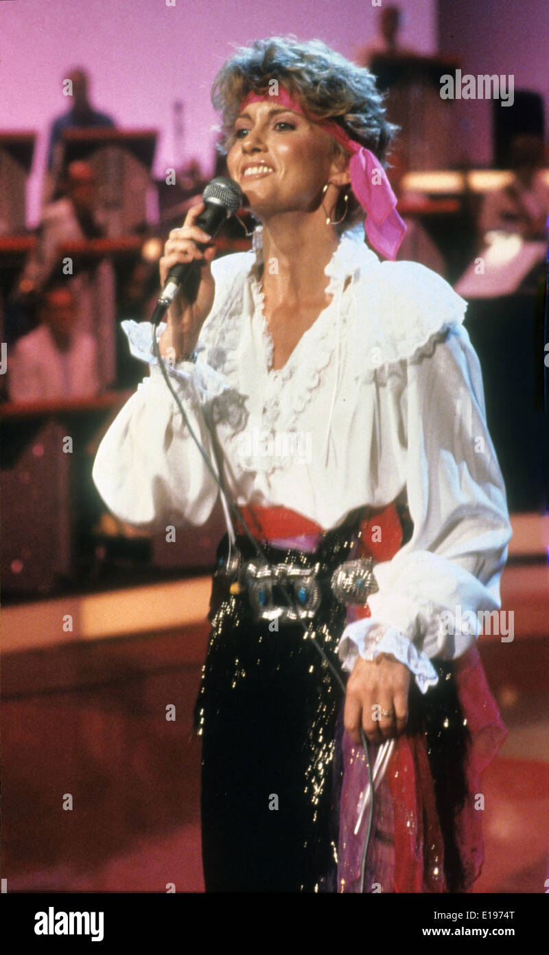 OLIVIA NEWTON JOHN britische geborene australische Pop-Sängerin über 1978 Stockfoto