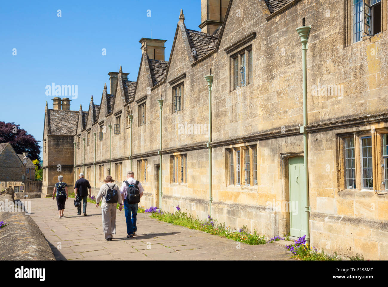 Armenhäuser, Chipping Campden, die Cotswolds Gloucestershire England UK EU Europa Stockfoto