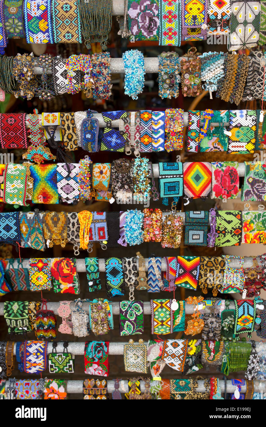 Schmuck im Store in Sayulita, Mexiko. Stockfoto