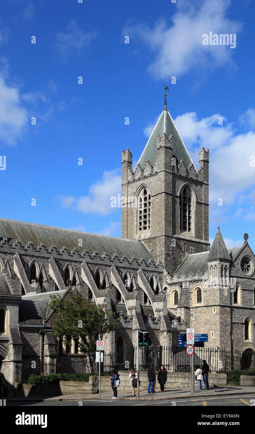 Irland, Dublin, Christ Church Cathedral Stockfoto